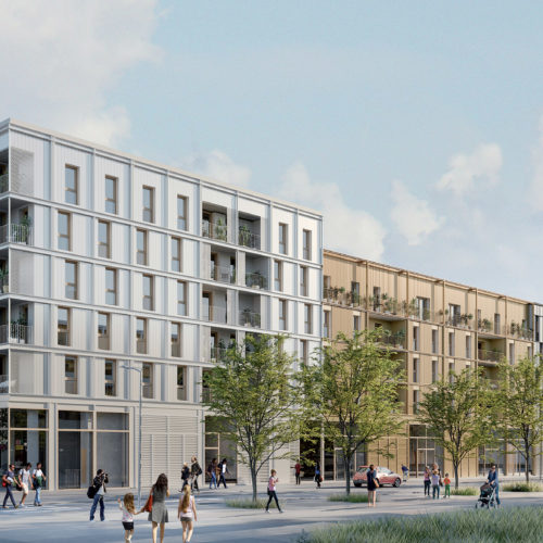 BUS - Ensemble de logements, commerces et parkings