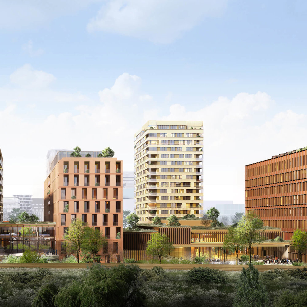 4B - Ensemble de bureaux, logements et plateau sportif
